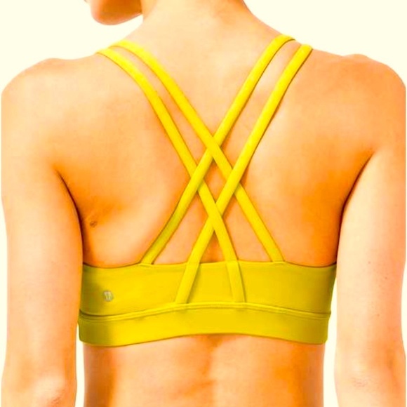 LULULEMON ENERGY BRA GREEN COLOR (LCHN) SIZE 12 NWT